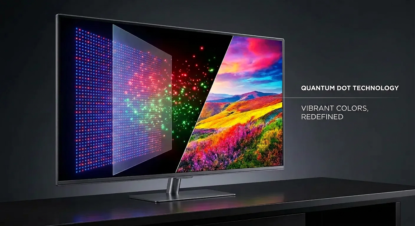 Quantum dot display technology visualization
